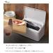 �S�~�� ideaco �C�f�A�R �g���b�V���J�� �`���[�u���[ �t���b�g���N�^���O��  Trash can TUBELOR flat rectangle �֘A�摜1