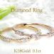 K18YG PG WG 0.10ct бриллиантовое кольцо ювелирные изделия diamond Eternity шт ..0.1 carat 18 золотой 18k Gold симпатичный кольцо тонкий 4 месяц зодиакальный камень ber0357