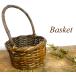  old tool bamboo skill handbag bamboo . handle attaching bamboo compilation flower vase bamboo basket flower go in retro interior miscellaneous goods [ used ]