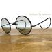 1930-40s to coil .. Temple circle glasses / sunglasses ( men's * lady's )( Vintage )[ used ]