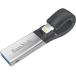 SanDisk SanDisk iXpand Slim flash Drive тонкий 128GB подсветка память данные сохранение 