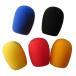  headset income mike sponge 5 piece set 5 color color 