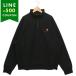  Carhartt тренировочный american sklipto половина Zip спортивная фуфайка черный мужской Carhartt WIP I027014 089
