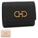  Ferragamo три складывать кошелек gun chi-ni женский Salvatore Ferragamo 220862 GANCINI