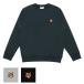  mezzo n лисица тренировочный футболка лиса head .... patch длинный рукав мужской MAISON KITSUNE PM00303KM0340 вырез лодочкой 