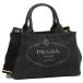 「P10％還元 7/5 0時〜24時」 【返品OK】プラダ バッグ レディース PRADA 1BG439 AJ6 F0002 CANAPA カナパ トートバッグ NERO