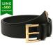  Prada ремень треугольник Logo черный Gold женский PRADA 1CC545 053 F0002