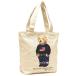 �|�������t���[���� �g�[�g�o�b�O POLO RALPH LAUREN �|�� �x�A �g�[�g �z���C�g �����Y ���f�B�[�X ���j�Z�b�N�X 9AR021 POLO BEAR TOTE NATURAL CANVAS W �֘A�摜4