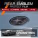  Subaru Cross Trek ( модель :GU) для задний эмблема protection плёнка разрезанный эмблема защитная плёнка * почтовая доставка отправка час указание не возможно (SM)