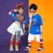[ сильно сниженная цена ] Kids танцевальный костюм hip-hop Корея ребенок одежда HIPHOP stage костюм отвечающий .. Jazz Dance мужчина девочка верх и низ в комплекте презентация . рука футболка 