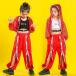 [ снижение цены ] Kids танцевальный костюм hip-hop Cheer Cheer девушка сетка Parker шаровары ребенок девочка сеть рисунок Jazz Dance HIPHOP отвечающий .. спортивная форма 