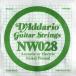 D'Addario �����ꥪ ���쥭�������ѥХ鸹 �˥å��� .028 NW028 5�ܥ��å� ������