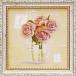  Mini ge lure to frame .. packet ko Len Sara [ rose ] picture ornament wall decoration interior oil painting flower art panel poster . amount entering living entranceway 