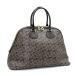 Celine обезьяна ключ Mini сумка "Boston bag" PVC кожа черный серый ручная сумочка ручная сумка сумка палец на ноге рубин yon лошадь машина рисунок чёрный б/у бесплатная доставка 