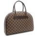  Louis Vuitton no Lee taN41455 Damier eben ручная сумочка ручная сумка сумка сумка "Boston bag" путешествие сумка Brown чай цвет б/у бесплатная доставка 