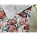 linen100% струйный принт цветочный принт orange x grayish зеленый One-piece фиксированная ширина 140cm 10cm единица измерения распродажа 