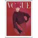  poster art Vogue Rose Red August 1956( Vogue ) frame goods aluminium Basic frame 