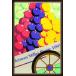  poster art Fruit Cart summer picnic 1995 year Kathy Stanton( Herman Miller ) frame goods wood high grade frame 