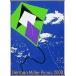 ポスター アート Kite サマーピクニック　2000年 Kathy Stanton（ハーマンミラー） 額装品 アルミ製ハイグレードフレーム