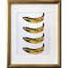 Andy Warhol Anne ti* War сигнал искусственная приманка to рама Banana 1966 x4 [bicosya/ прекрасный . фирма ] IAW-62097