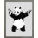 Banksyl Bank si- art frame Panda with Guns [bicosya/ beautiful . company ] IBA-61754 size 305x380x32mm