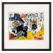 Jean-Michel Basquiat Jean - Michel * автобус Kia искусство рама Untitled (Tyrany) 1982[bicosya/ прекрасный . фирма ]