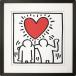 Keith Haring Keith he кольцо искусство рама Untitled (be mine), 1987 [bicosya/ прекрасный . фирма ] IKH-62512 размер 730x530x30mm