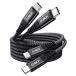 USB C �P�[�u�� 2M 2�{ PD�Ή� 60W�}���[�d �^�C�v C �P�[�u�� USB-C &amp; USBC �f���h�~ �����f�[�^�]�� Type-C t