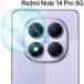 Redmi Note 14 Pro 5G камера пленочный фотоаппарат линзы защита тонировка стёкол пленкой красный mi- Note отметка ..