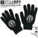 STYLEKEY стиль ключ Work перчатка GENESIS BLACK WORK GLOVES(SK99-WG01) перчатки Biker B серия армия рука черный чёрный 
