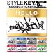 STYLEKEY стиль ключ стикер TAGGING STICKERS[9 шт. комплект ](SK99AL-ET21) Street серия B серия hip-hop наклейка ta серебристый g