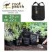  сад сумка roots сумка держать рука есть #6H сырой разборка . модель диаметр 29cm 22L черный веранда товары посадочная машина веранда .. огород 