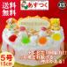 誕生日ケーキ バースデーケーキプレート ＤＸデコ 大阪ヨーグルトケーキ 5号 15cm