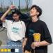 カップル ペアtシャツ 半袖 ペアルック お揃い 服 春 夏 ビックシルエット tシャツ 韓国ファッション デート おでかけコーデ おそろ オルチャンファッション