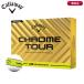 (�N���A�����X)(���ʌ���) �L�����E�F�C�S���t(Callaway) �N�����c�A�[(CHROME TOUR) 360 �C�G���[�X�g���C�v �S���t�{�[�� 1�_�[�X (12������) 2025�N���f��
