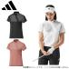 ( клиренс ) Adidas Golf BOS узор mok шея French рукав рубашка MKS49 женский одежда 2023 год осень-зима 