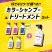 プリュスオー カラーシャンプー トリートメント 各280ml セット ポンプ  pluseau カラシャン ブリーチ ピンク ムラサキ シルバー アッシュ ピンクシャンプー