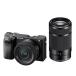 беззеркальный однообъективный камера двойной zoom линзы комплект α6400 черный Sony ILCE-6400X B