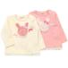 coeur a coeur (クーラクール ) 長袖Ｔシャツ (70～100cm)  女の子 70cm 80cm 90cm 95cm 100cm キムラタン 子供服 あすつく