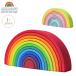 GRIMM'S арка Rainbow большой 12 деталь пастель арка Гримм s стандартный товар радуга тоннель развивающая игрушка в машине дерево красочный деревянная игрушка из дерева подарок подарок ребенок 