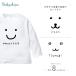  name inserting long sleeve T shirt Smile celebration of a birth lovely present birthday festival . gift T-shirt name entering parent ..... link / simple face 