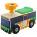 ( pair .. toy for riding ) passenger use capital . bus [ storage box attaching ]