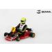 MINI-GT 1/64 Senna Cart Formula K мир Cart игрок право 1981 #9 i-ll тонн * Senna блистер specification (MGT01155-BL)