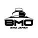 BMO Japan BMO судно наклейка-логотип ( чёрный ) 10cm[60A0010]