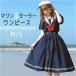  матроска One-piece короткий рукав почтовый заказ школьная форма платье sailor колено длина колени внизу длина flair воротник имеется костюм костюмированная игра линия Лолита способ женский 