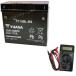 [ digital tester set ] Taiwan YUASA Yuasa YT19BL-BS interchangeable BMW 51913 EXIDE 61212346800 the first period charge settled immediately use possibility 