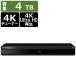 �V���[�v SHARP �u���[���C���R�[�_�[ AQUOS�u���[���C 4B-C40EW3 4TB 2�ԑg�����^�� BS�ECS 4K�`���[�i�[����