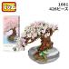 LOZ блок 1661 Sakura бонсай 426 деталь стандартный товар Sakura растение цветок цветок Mini блок LEGO Lego na knob lock сменный не возможно 