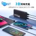���o�C���o�b�e���[ ��e�� ���^ 22000mAh �y�� 2.4A�}���[�d 3�䓯���[�d �@�������� iPhone17�Ή� �c�ʕ\�� �g�уo�b�e���[ PSE�F�� SHRATCH ��d�΍� �֘A�摜4