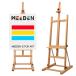 MEEDEN мольберт бук из дерева 170-241cm угол настройка вертикальный место хранения возможность максимальный 122cm. обивка парусина . соответствует крепкий устойчивый высокий H type frame большой 